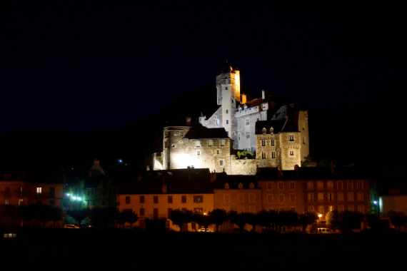 Spectacle son et lumière château d'Estaing