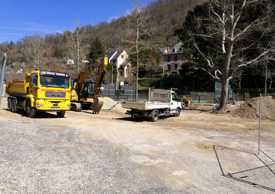 Travaux d’aménagement du Foirail